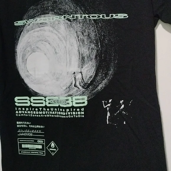 Sworn2Us Inspired the Uninspired tee shirt size S
